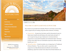 Tablet Screenshot of aboveandbeyondacupuncture.com